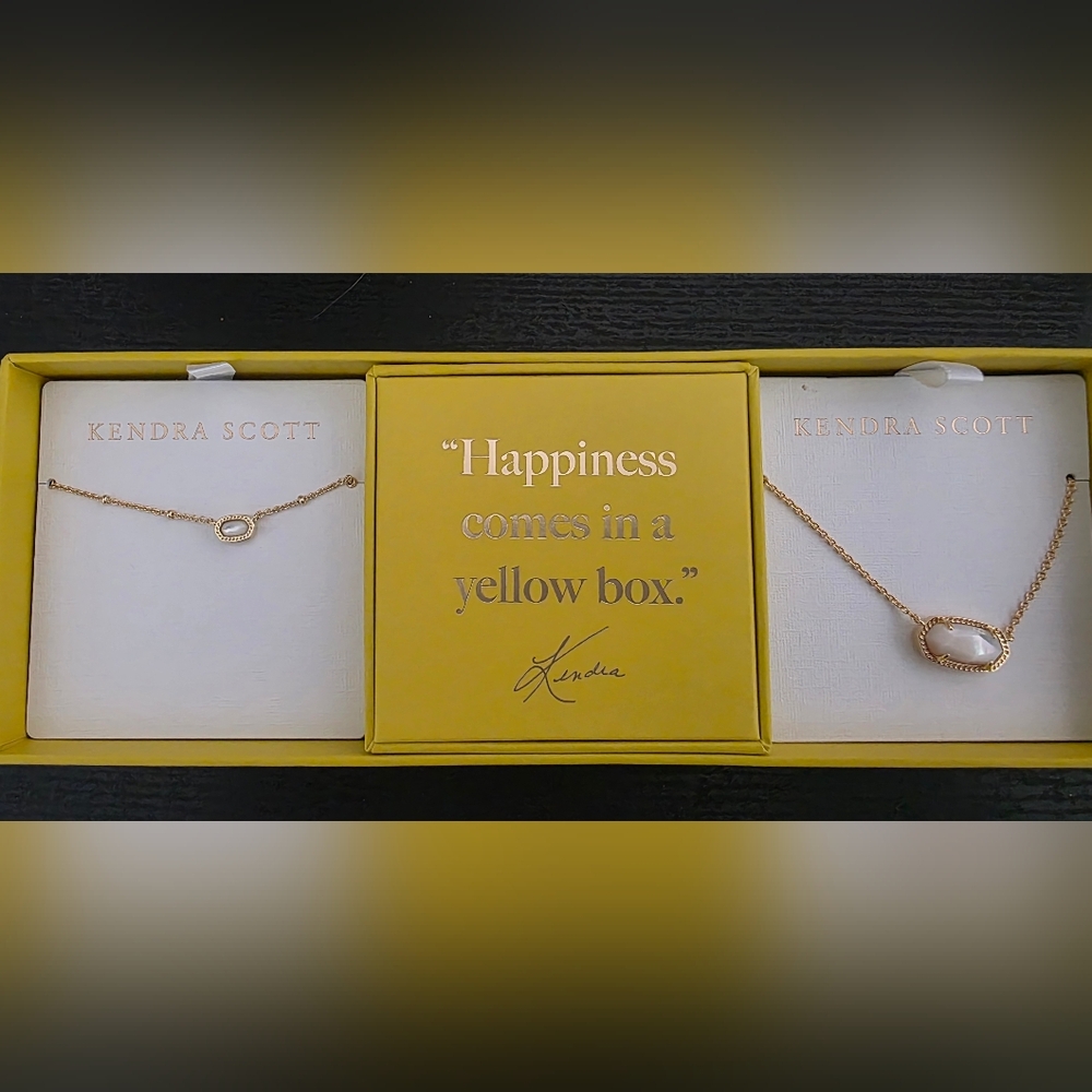 Kendra Scott Gold Necklace Set